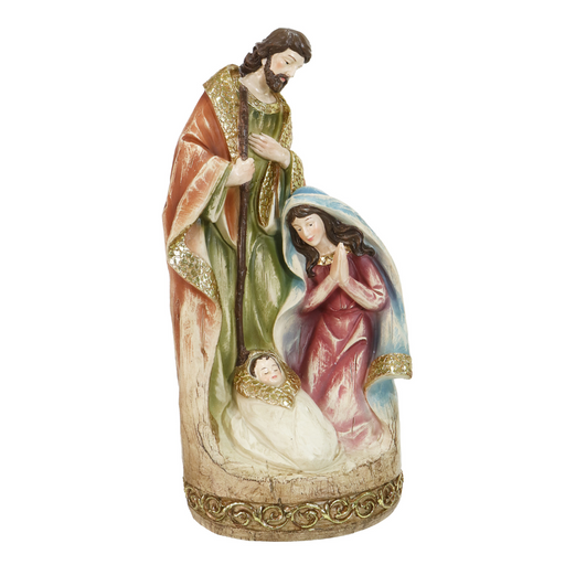 Ronis Resin Nativity Scene Luxury Gold