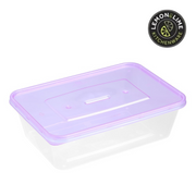 Ronis Reusable Food Container Coloured Lids 750ml 20pk