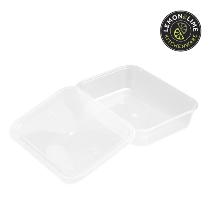 Ronis Reusable Food Container Rectangle 1.5L 10pk