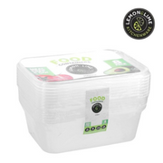 Ronis Reusable Food Container Rectangle 2L 8pk