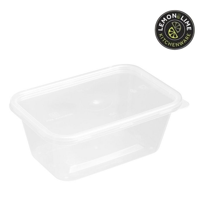 Ronis Reusable Food Container Rectangle 300ml Value 25pk