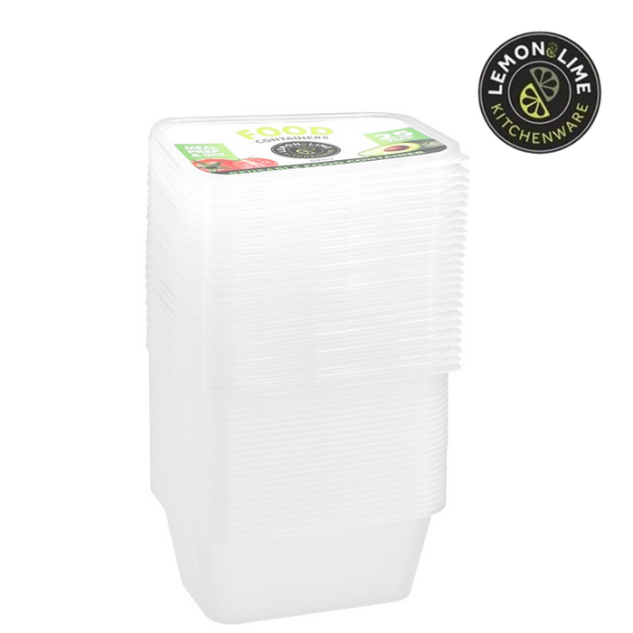 Ronis Reusable Food Container Rectangle 300ml Value 25pk