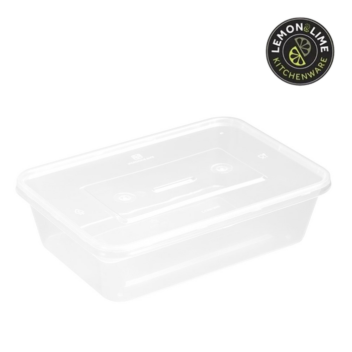 Ronis Reusable Food Container Rectangle 650ml 12pk