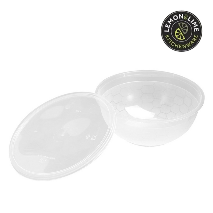 Ronis Reusable Food Container Round 1050ml 10pk