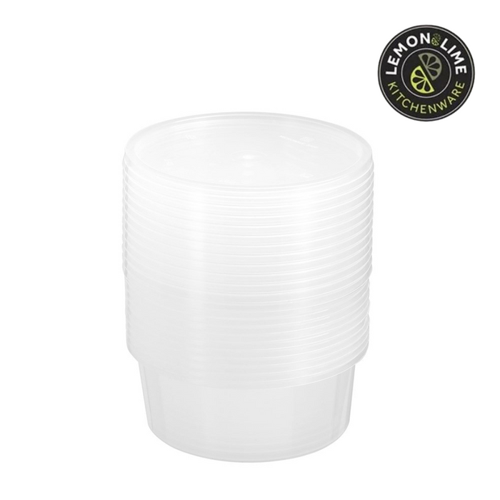 Ronis Reusable Food Container Round 300ml 12pk