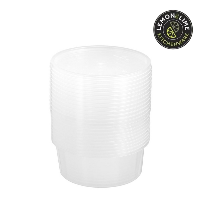 Ronis Reusable Food Container Round 700ml 8pk