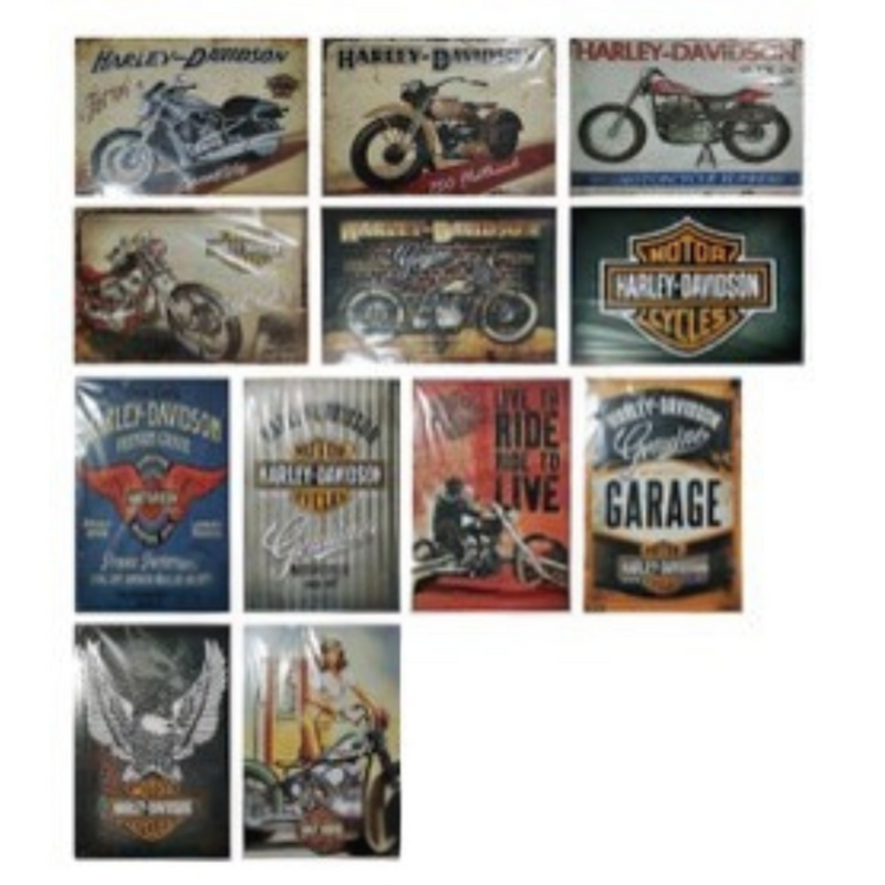 Rev Heads Tin Signs Size 20x30cm