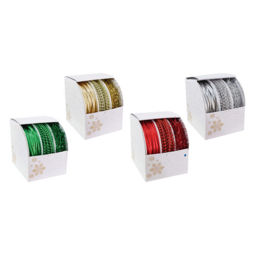 Ronis Ribbon Beads Tinsel 270cm Assorted