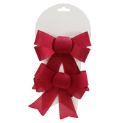 Ronis Ribbon Bow 13x21cm 2pk Assorted