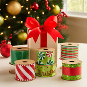 Assorted Ribbon Candy Monster 6.3x270cm with colorful candy-themed designs