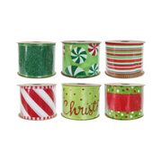 Assorted Ribbon Candy Monster 6.3x270cm with colorful candy-themed designs