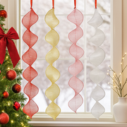 Pleated Organza Ribbon 12x180cm in Assorted Colors – Decorative and Elegant – thumbnail