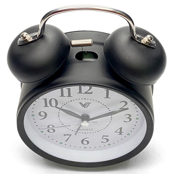 Ronis Ricki Twin Bell Alarm Clock 11.6x17x5.5cm 2 Asstd