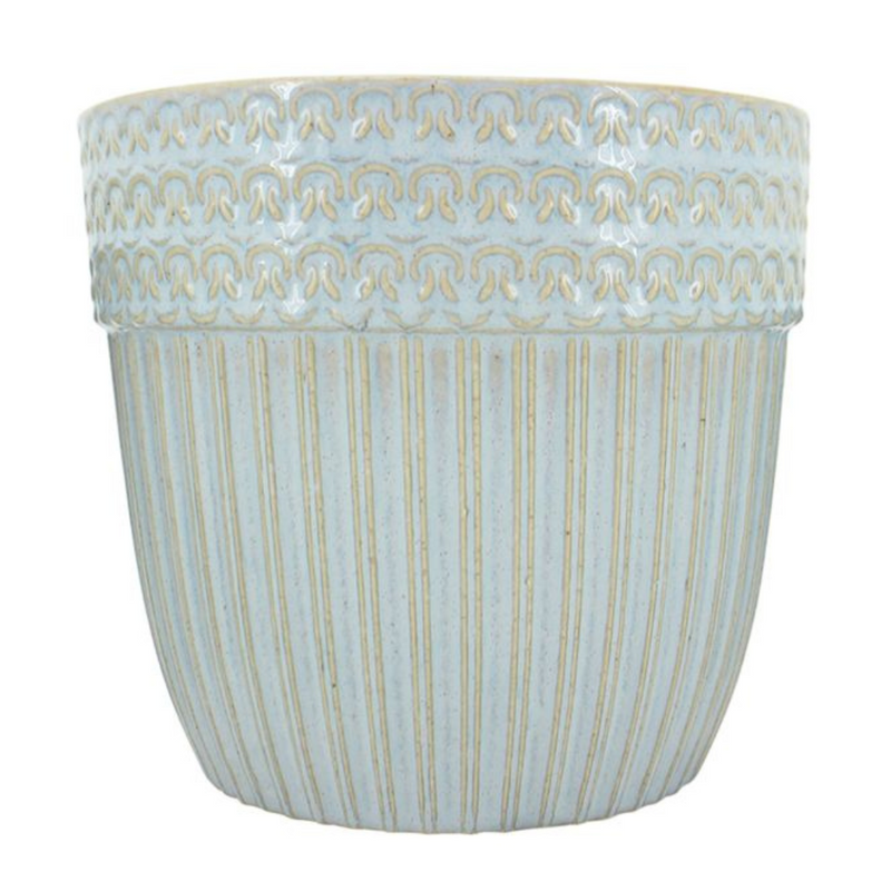 Ronis Rista Planter 16.5x14.5cm Light Blue