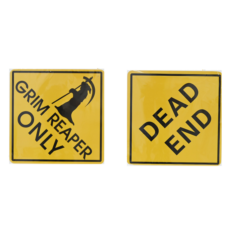 Ronis Road Warning Sign 28cm 2 Asstd