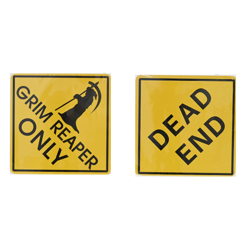 Ronis Road Warning Sign 28cm 2 Asstd