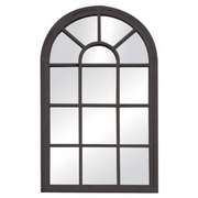 Ronis Romeo Arch Mirror 143x83x6cm Matt Black
