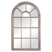 Ronis Romeo Arch Mirror 143x83x6cm Wood Grain