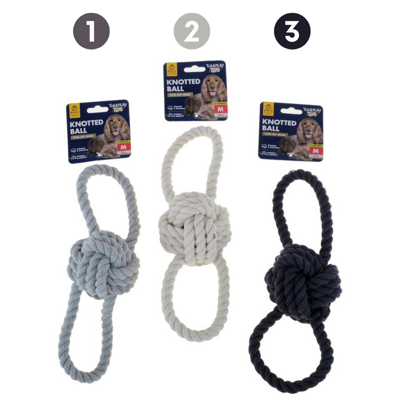 Ronis Rope Toy Double Loop Medium 24x8.3cm 3 Asstd