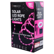 Ronis Rope Light Solar 100 LED 1200cm Pink 8 Functions