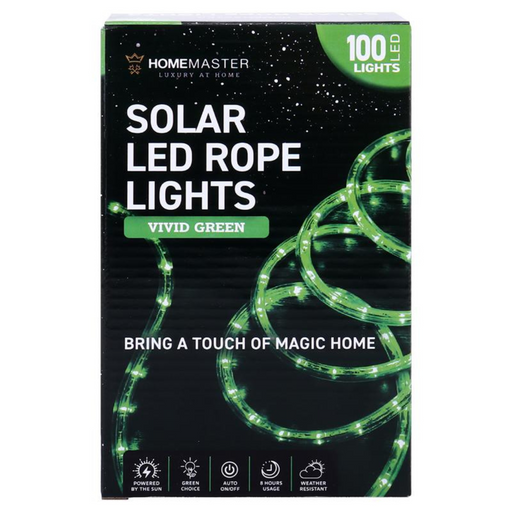 Ronis Rope Light Solar 100 LED Vivid Green