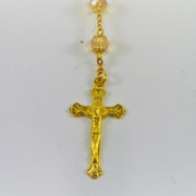 Ronis Rosary Brown & Gold 55cm – thumbnail