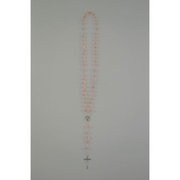 Ronis Rosary Pink & Silver 55cm – thumbnail