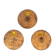 Ronis Round Incense/Cone Burner 10cm Assorted