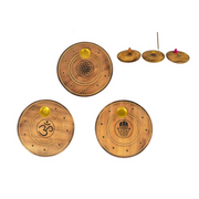 Ronis Round Incense/Cone Burner 10cm Assorted
