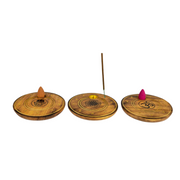 Ronis Round Incense/Cone Burner 10cm Assorted