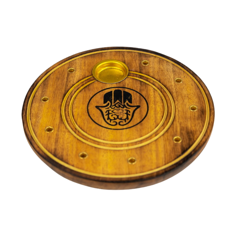 Ronis Round Incense/Cone Burner 10cm Assorted