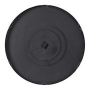 Round Persian 80cm Wall Clock in Rustic Silver with Exposed Gears and Roman Numerals – Oversized Vintage Industrial Clock