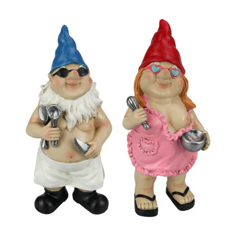 Ronis Rude Gnome Chef Couple 27cm Assorted
