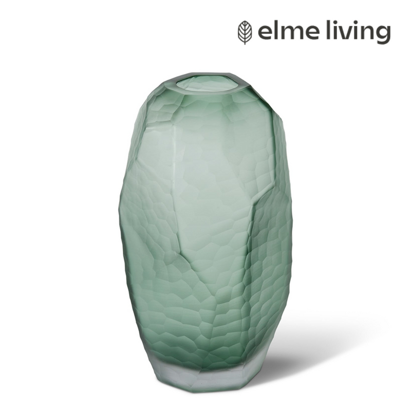 Ronis Rufus Vase Sage 17x17x27cm