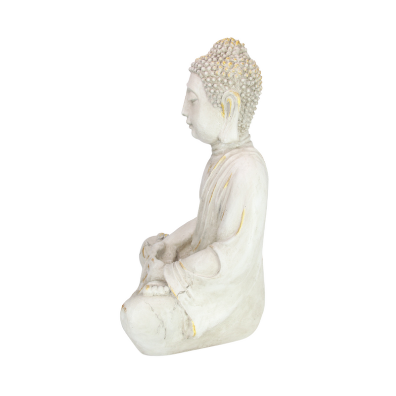 Ronis Rulai Buddha 68cm White/Gold