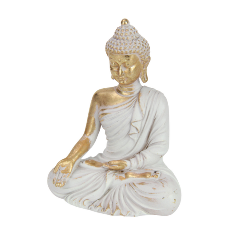 Ronis Rulai Buddha 13cm Gold Grey Assorted