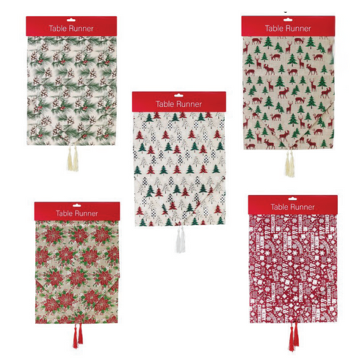 Ronis Runner Natural Print 180cm Assorted