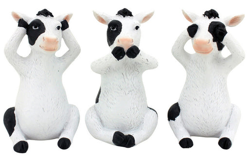 Gifts Ornamental And Figurines Hss Set Cows 16X10Cm