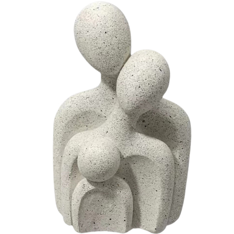 Family Bust 8.5x13cm Blue Set of 2