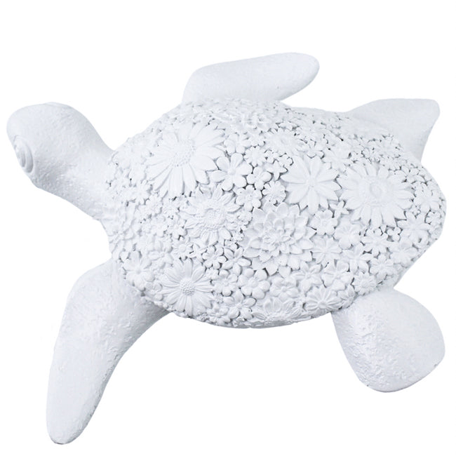 Crush Turtle 18x18x5cm White