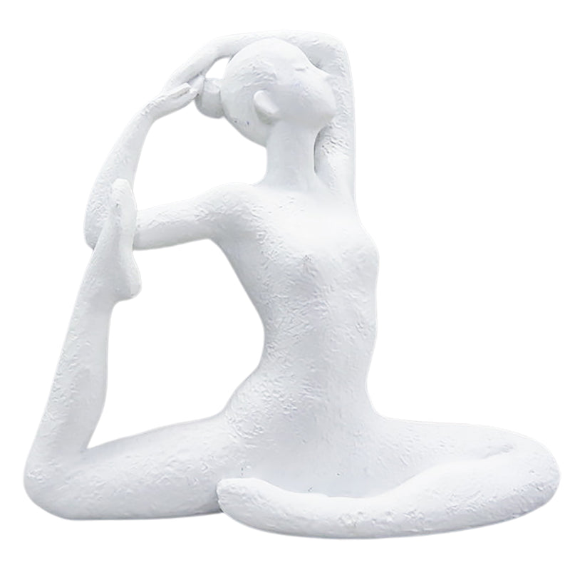 Gifts Ornamental And Figurines Mermaid Pose 19X6X17 White