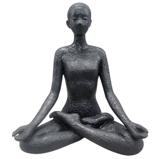 Gifts Ornamental And Figurines Lotus Pose 14X11X17 Black