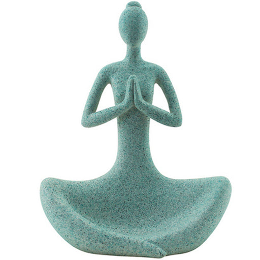Gifts Ornamental And Figurines Yoga Lady Stone Finish 17X24Cm