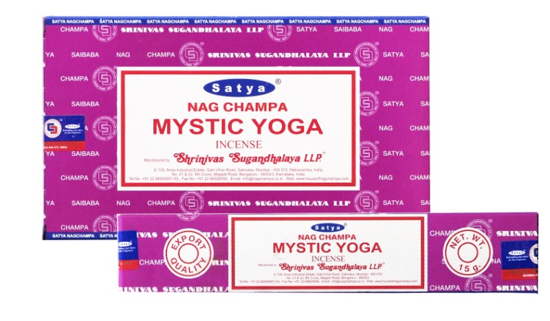 Satya Mystic Yoga incense sticks box 15g