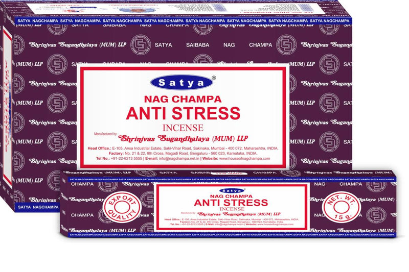 Satya Anti Stress incense 15g
