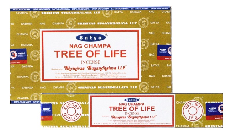 Satya Tree of Life incense sticks box 15g