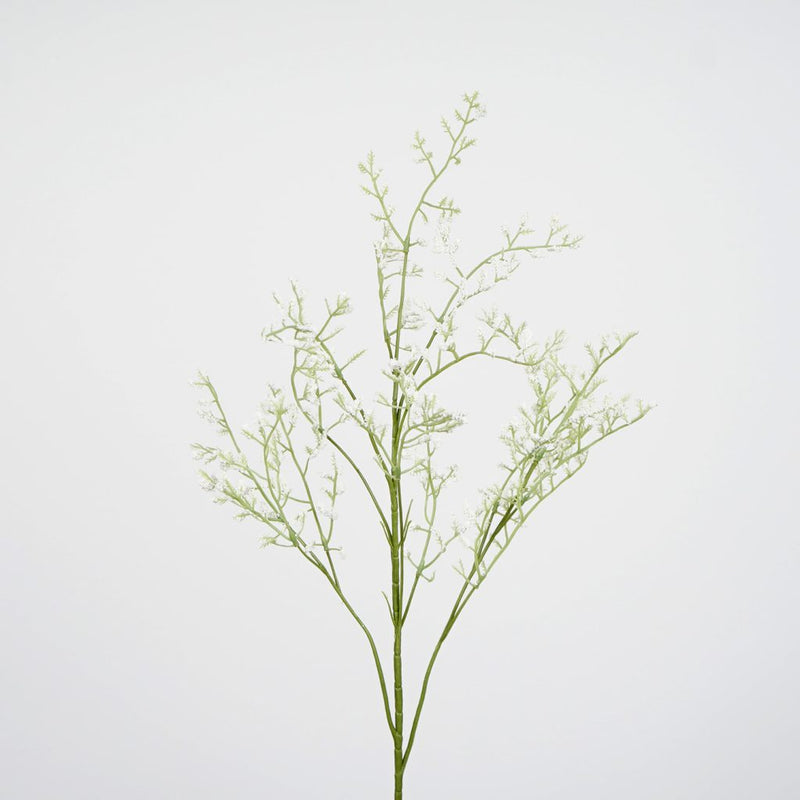 Cream misty limonium spray 76cm artificial floral stem