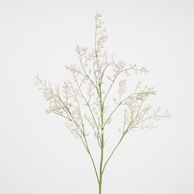 Pink misty limonium spray 76cm artificial flower stem
