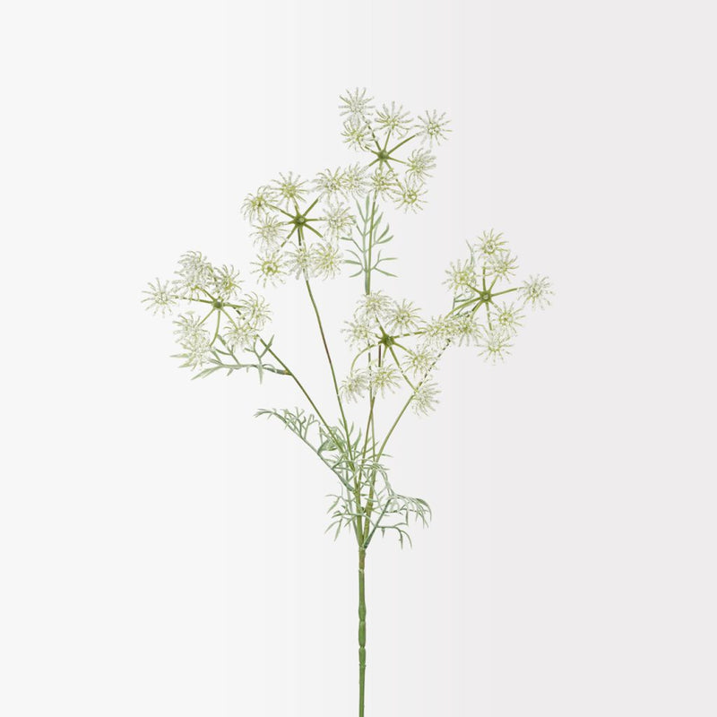 White lace flower spray 80cm artificial floral stem