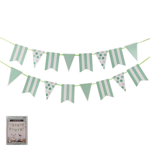 Mint DIY garland kit with ribbon